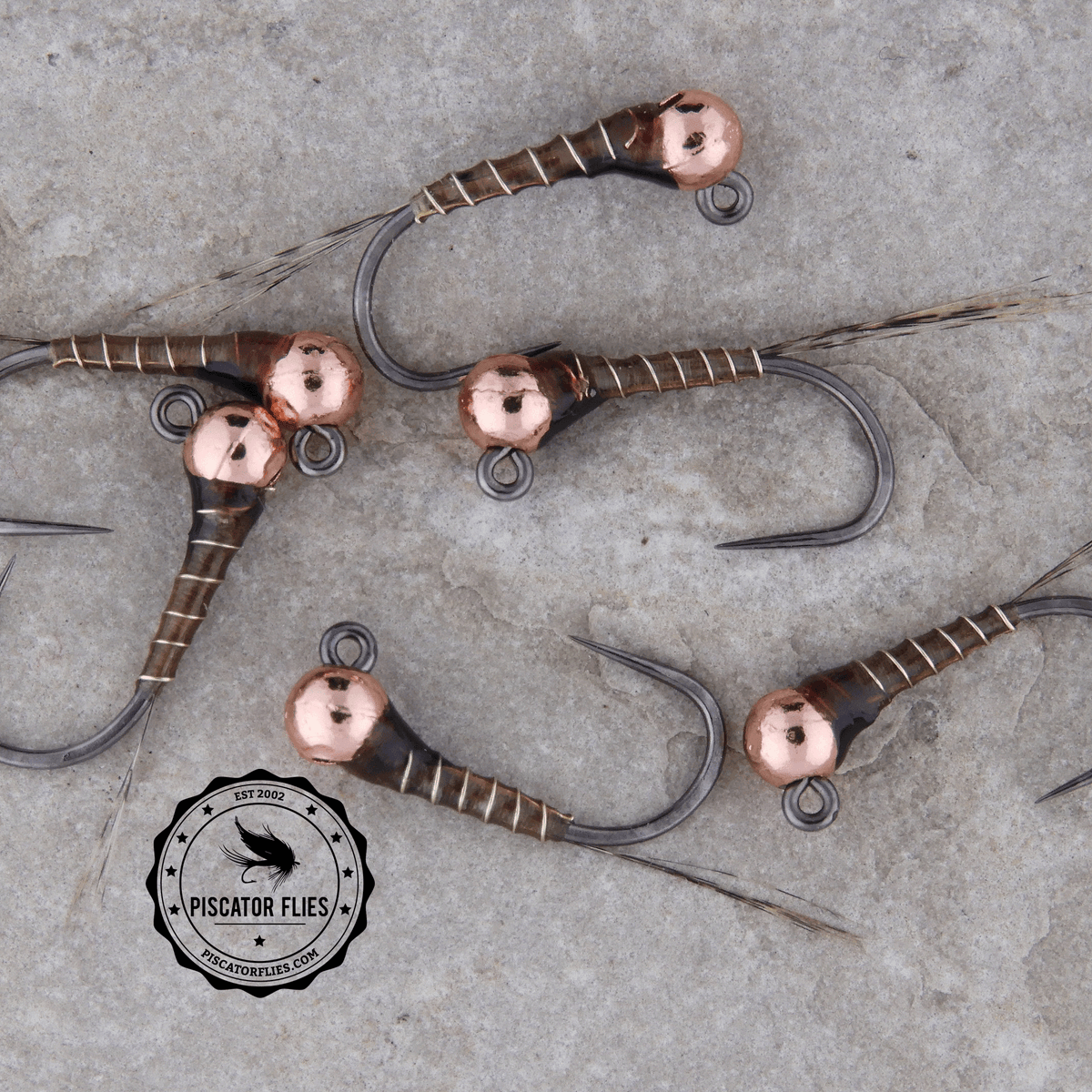 Caramelo Perdigon Pellet Trout Fly Piscator Flies