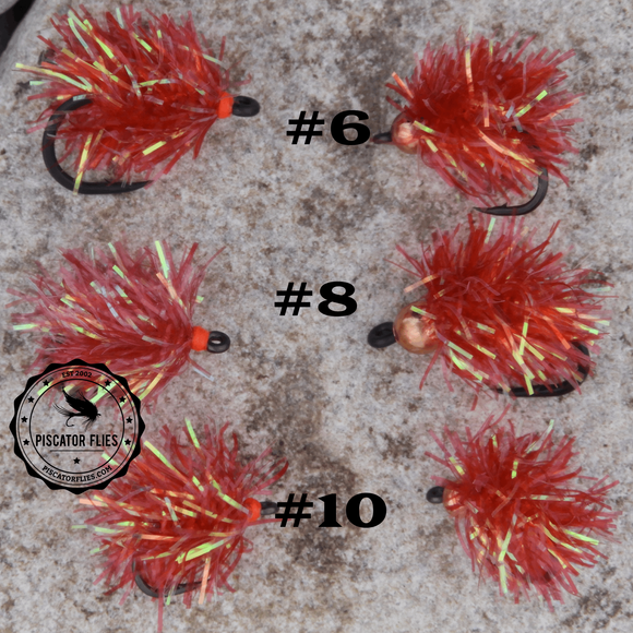 Deep Red Estaz Eggs for steelhead and salmon fishing