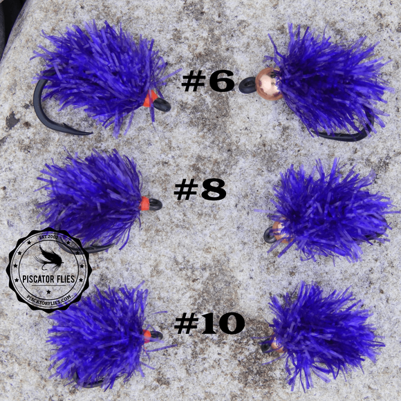Bright purple Estaz Eggs for salmon and steelhead
