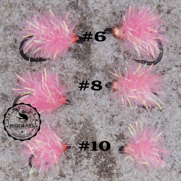 Hot Pink Opal Estaz Eggs for steelhead and salmon fishing the great lakes