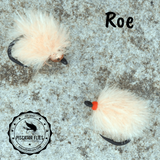 Choose between bead heads and non bead head egg flies for steelhead and salmon