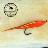 Alaskabou Firetiger fly fishing lure for steelhead and salmon - Wet