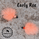 Choose beaded or non-beaded versions of the Early Roe Glacier Drift Eggs
