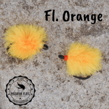 Fluorescent Orange Glacier Drift Eggs for fishing for steelhead and salmon in steelhead alley