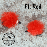 FL. Red Glacier DriftEgg flies in either beadhead or non-beadhead version. Great for drifting on fly rods or centerpin set-ups.
