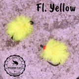 Fl. Yellow Glacier Drift Eggs for catching salmon and steelhead in the great lakes tributaries