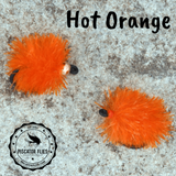 Hot Orange Glacier Drift Eggs for steelhead and salmon