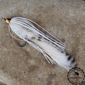 White Bass Crawler fly for Smallmouth, Largemouth, and Pike