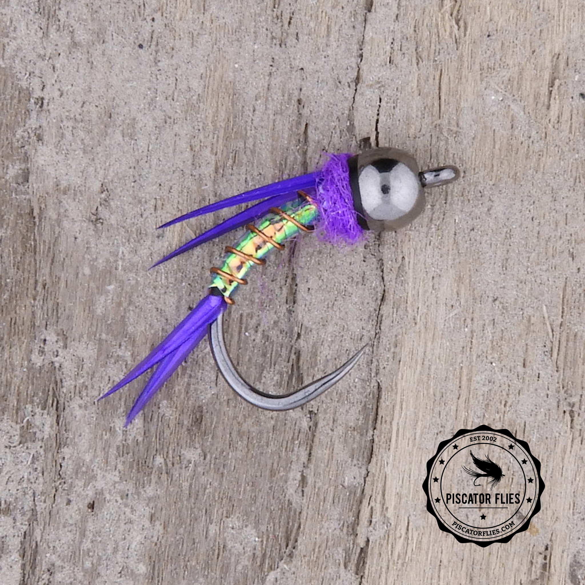 Purple Mylar Prince Nymph (Tungsten or Brass) – Piscator Flies