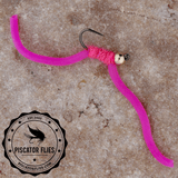 Squirmy Wormy Fly Fishing Pink